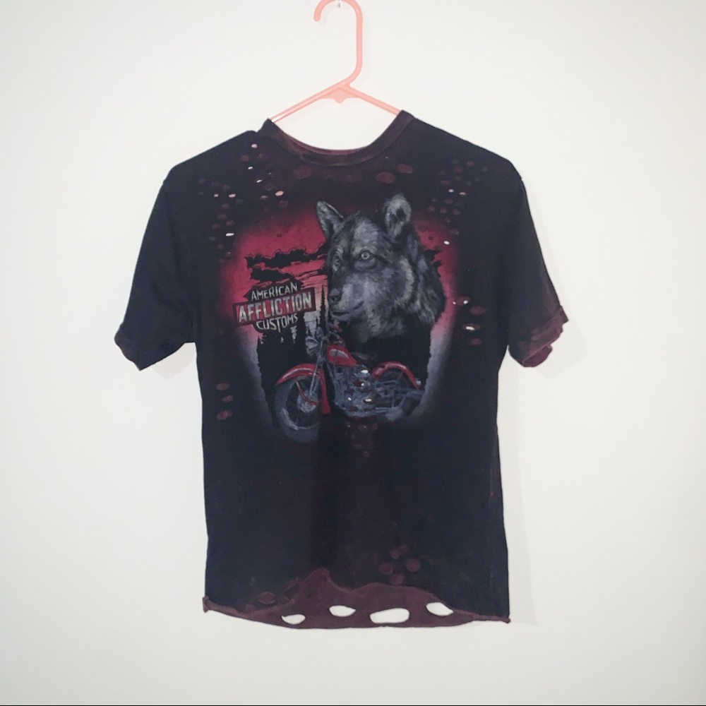 Distressed American Affliction Customs